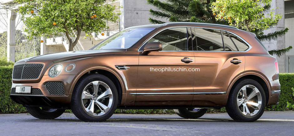 Oare asa va arata SUV-ul compact produs de Bentley in viitorul apropiat?