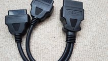 OBDII Y Splitter 1 Male to 2 Female 16Pin Extensio...