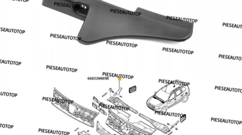 Obturator lateral dreapta Dacia Duster 2010-2017 NOU 668220005R