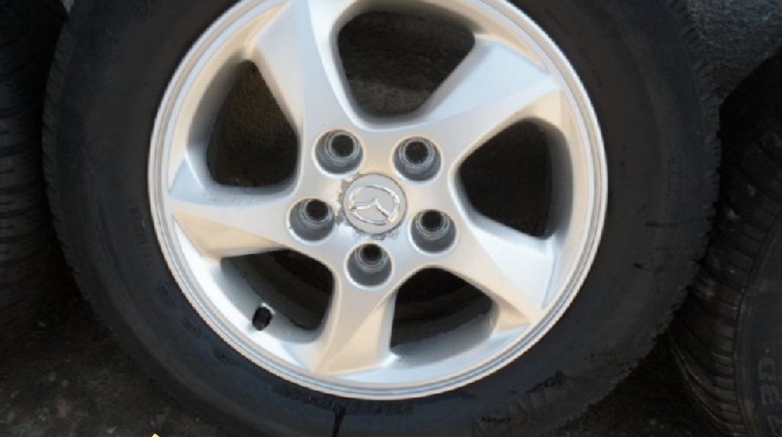 Ocaazie Set De 4 Jante De Aliaj Pe 15 Cu 5 Gaurii 5x114 3 ORIGINALE MAZDA JANTELE SUNT DATE JOS DE PE O MAZDA 3 LA DOAR 200 EURO