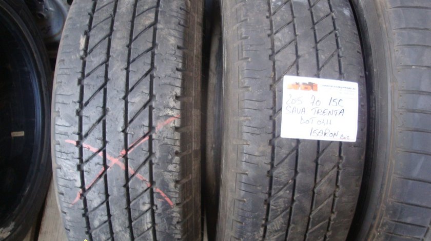 Ocazie 2 anvelope de vara marimea 205 70 R15C la doar 150 LEI Bucata