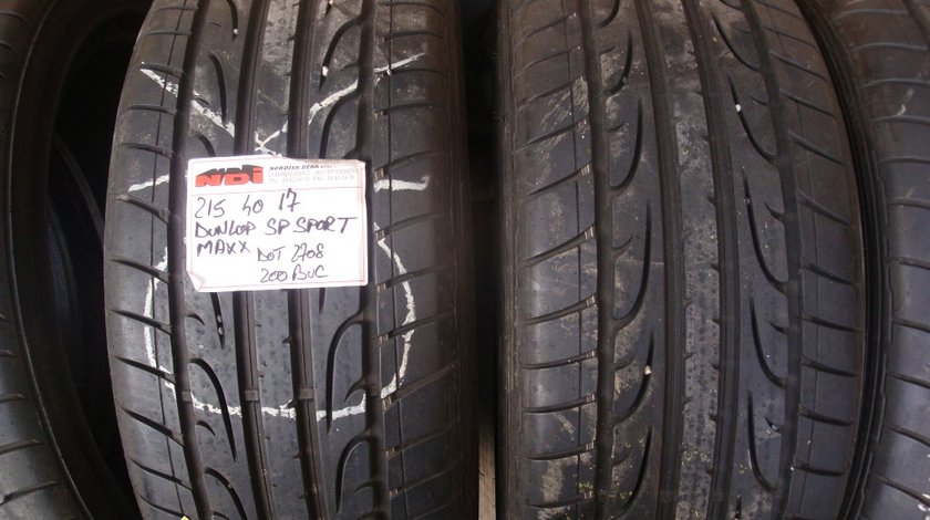Ocazie 2 anvelope de vara marimea 215 40 R17 la doar 200 Lei Bucata