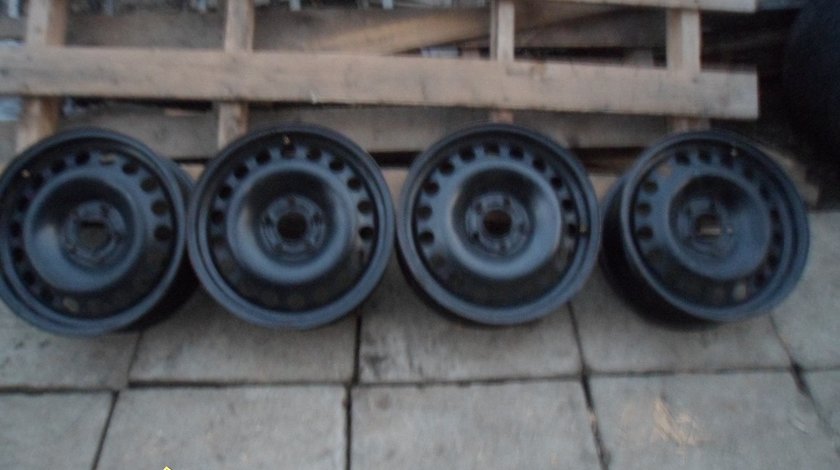Ocazie set de 4 jante de tabla pe 16 cu 5 hauri 5x110 originale Astra H sau Vectra C la doar 500 ron