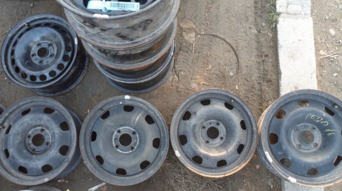 Ocazie set de 4 jante de tablaa pe 16 origil nalee de peugeot 307 cu 4 gaurii 4 x108 la doar 600 ron