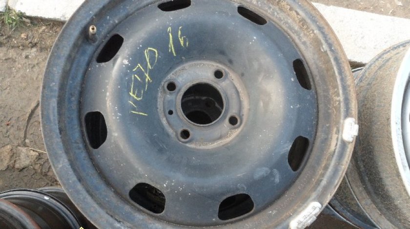 Ocazie set de 4 jante de tablaa pe 16 origil nalee de peugeot 307 cu 4 gaurii 4 x108 la doar 600 ron
