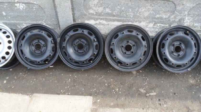 Ocazie set de 4 janye de tabla pe 14 cu 5 gauri 5x100 ORIGINALE DE skoda fabia wv polo seat ibizaa la doar 100 ron bucata
