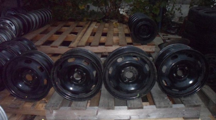 Ocazie setd e 4 jante de tabla pe 15 originale de peugeot 307 la doar 500 ron