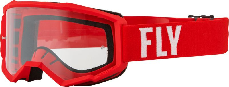 Ochelari Moto Fly Racing Focus Rosu / Alb FLY 37-51145