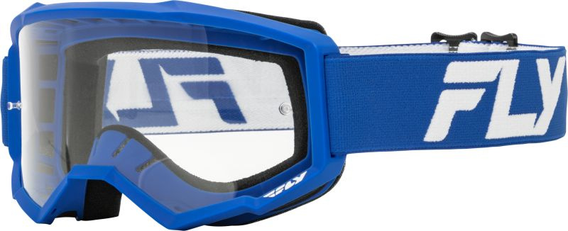 Ochelari Moto Unisex Focus Fly Racing Albastru / Alb Marimea OS FLY 37-51153