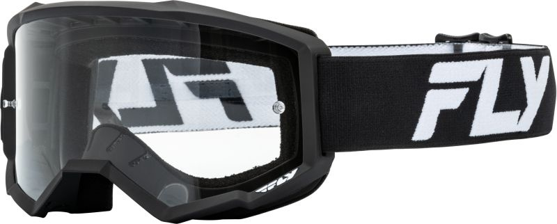 Ochelari Moto Unisex Focus Fly Racing Negru / Alb FLY 37-51152