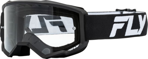Ochelari Moto Unisex Focus Fly Racing Negru / Alb FLY 37-51152