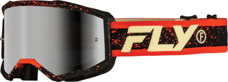 Ochelari Moto Unisex Zone Fly Racing Negru / Rosu / Cachi Marimea OS FLY 37-51527