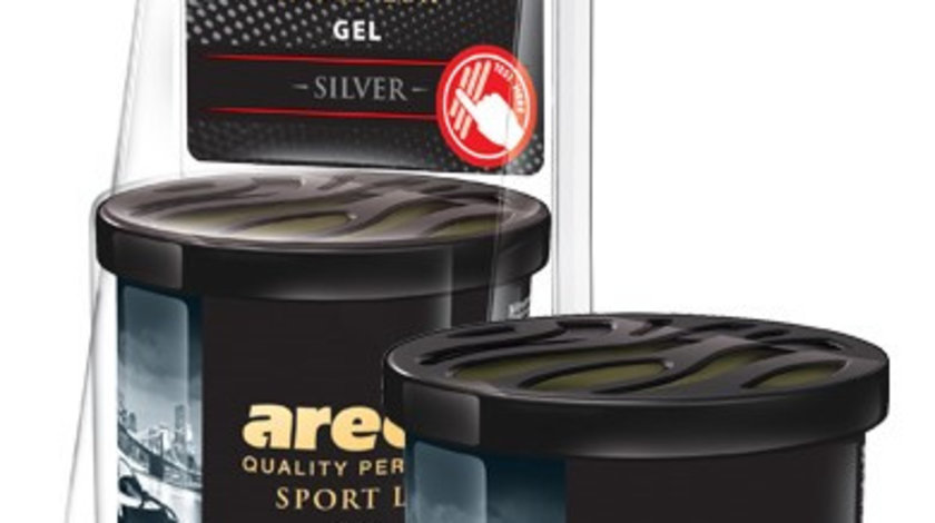 Odorizant Areon Gel Can Blister Sport Lux Silver