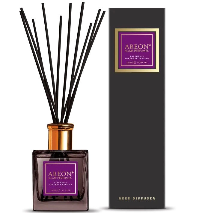Odorizant Areon Home Perfume 150 ML Patchouli Lavender Vanilla Black Line