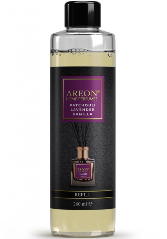 Odorizant Areon Home Perfume 260 ML Refill Patchouli Lavender Vanilla Black Line