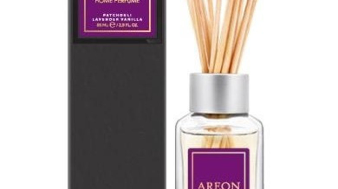 Odorizant Areon Home Perfume 85 ML Patchouli Lavender Vanilla Black Line