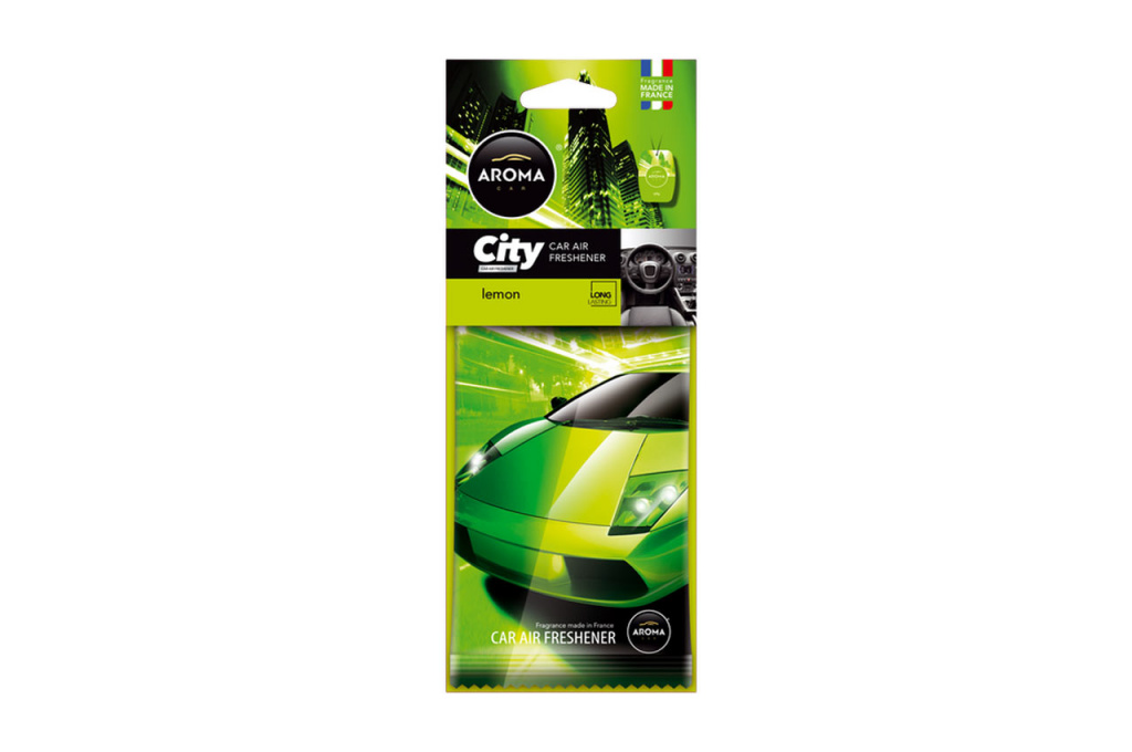 Odorizant Auto Aroma Car City Card Lemon Amio A92714