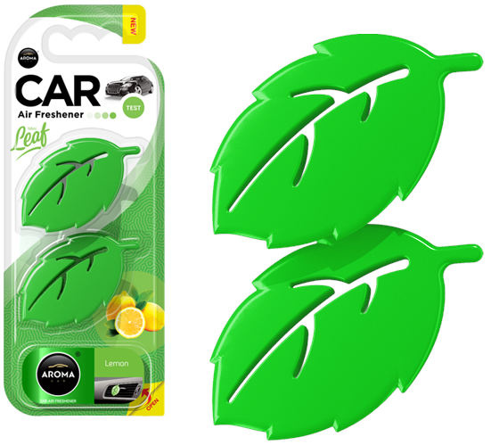 Odorizant Auto Aroma Car Leaf 3d - Lemon Amio A83134