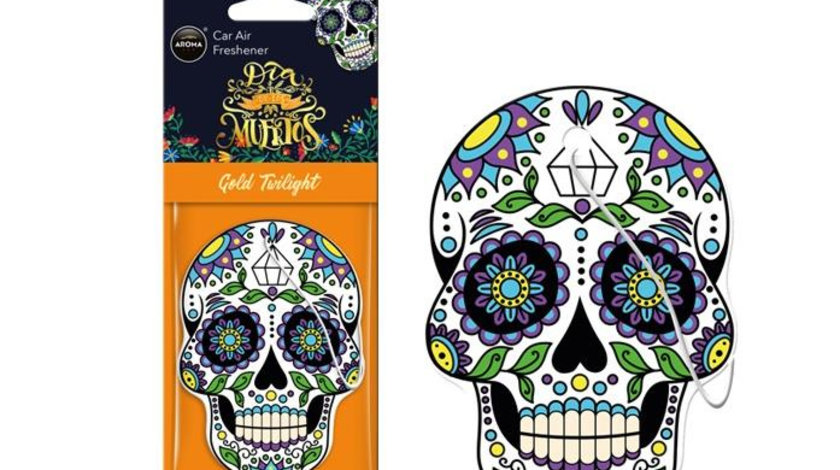 Odorizant Auto AROMA DIA DE LOS MUERTOS Gold Twilight AVX-AMA83117