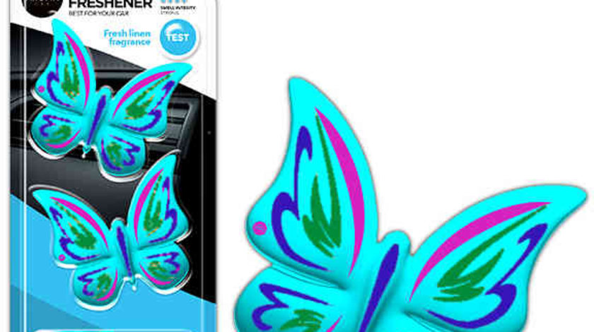 Odorizant Auto Aroma Fancy Shapes Butterfly Fresh Linen Amio A83535