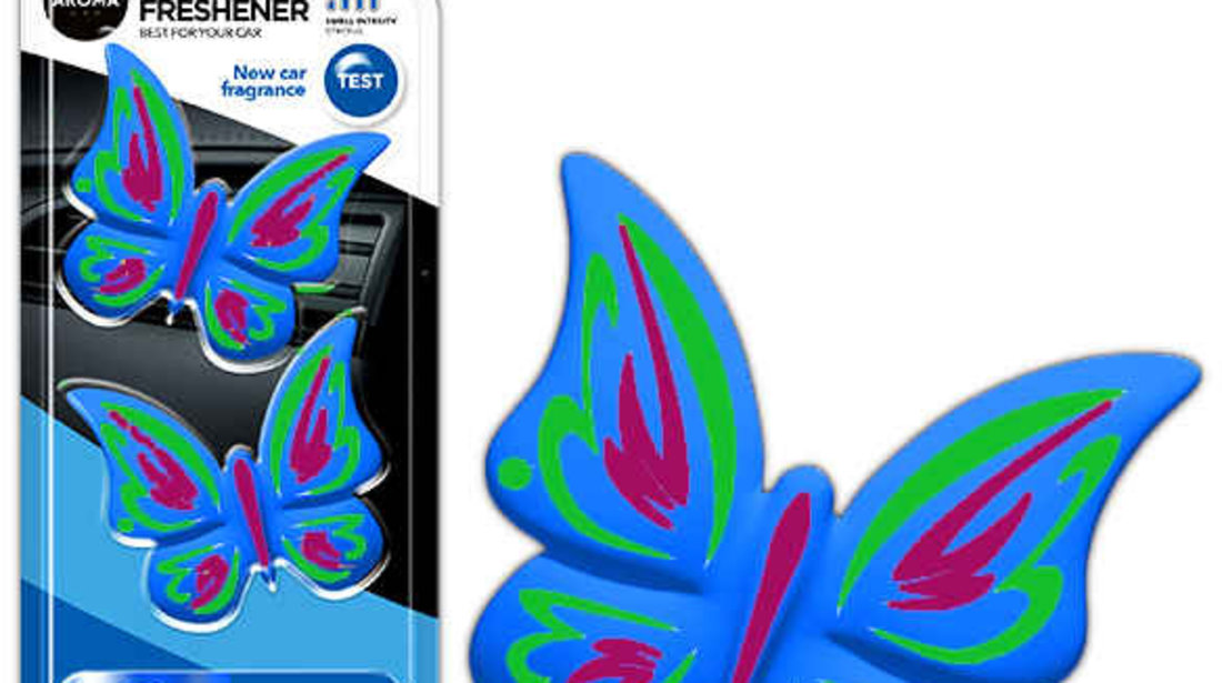 Odorizant Auto Aroma Fancy Shapes Butterfly New Car Amio A83570