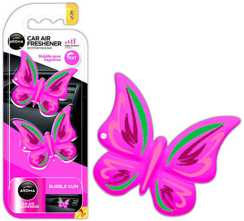 Odorizant Auto Aroma Fancy Shapes Butterfly Bubble Gum Amio A83533