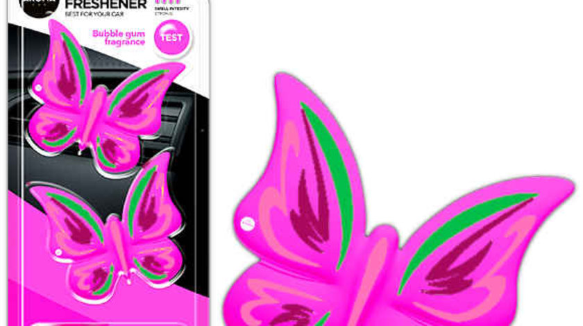 Odorizant Auto Aroma Fancy Shapes Butterfly Bubble Gum Amio A83533