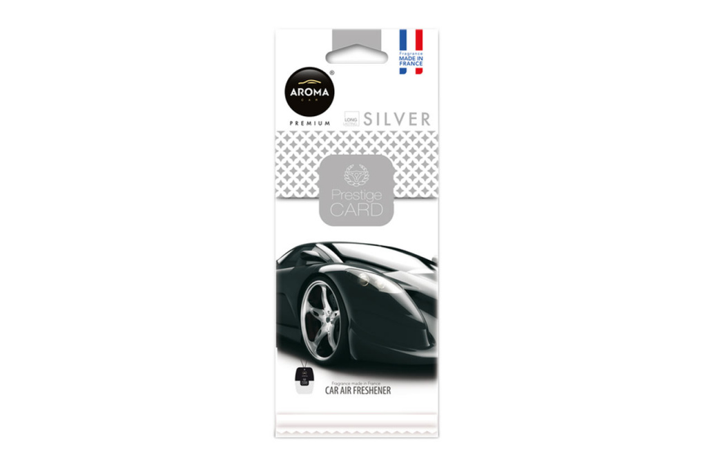 Odorizant Auto Aroma Prestige Card Silver Amio A92665