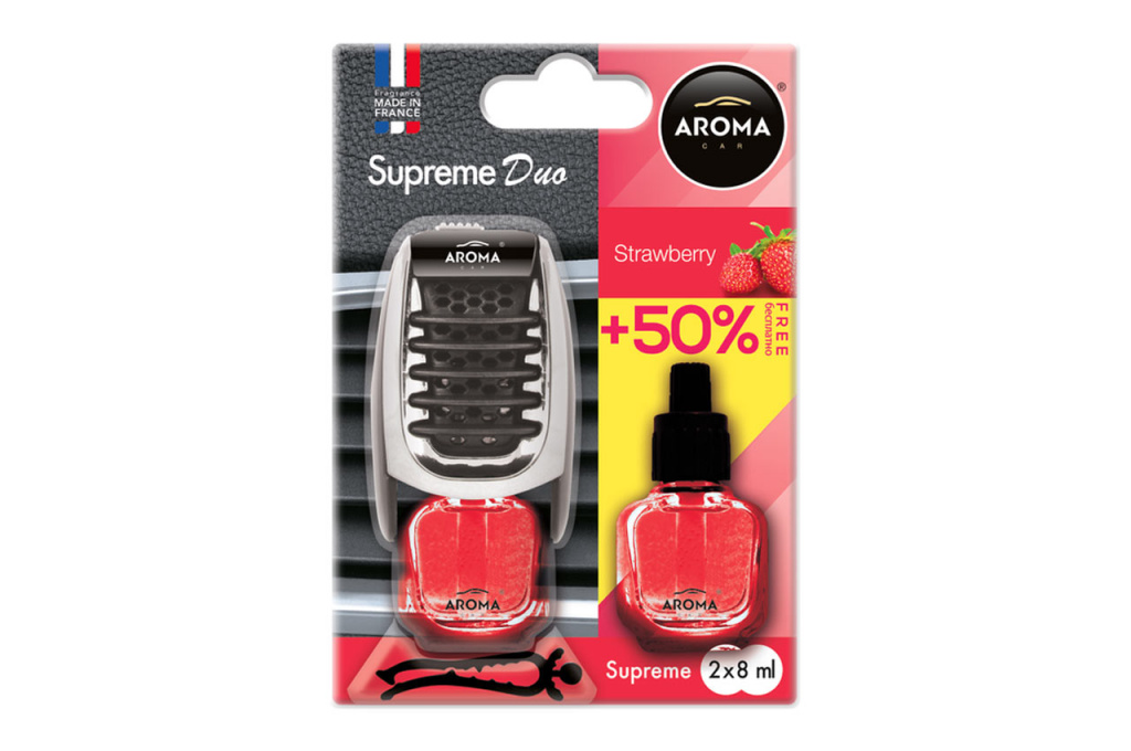Odorizant Auto Aroma Supreme Duo Strawberry Amio A92254