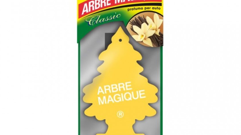 Odorizant auto bradut Arbre Magique Italia, aroma Vanilie