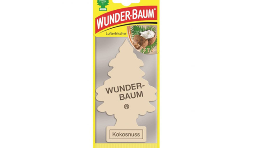 ODORIZANT AUTO BRADUT WUNDER-BAUM KOKOSNUSS 7612720201211 WUNDER-BAUM