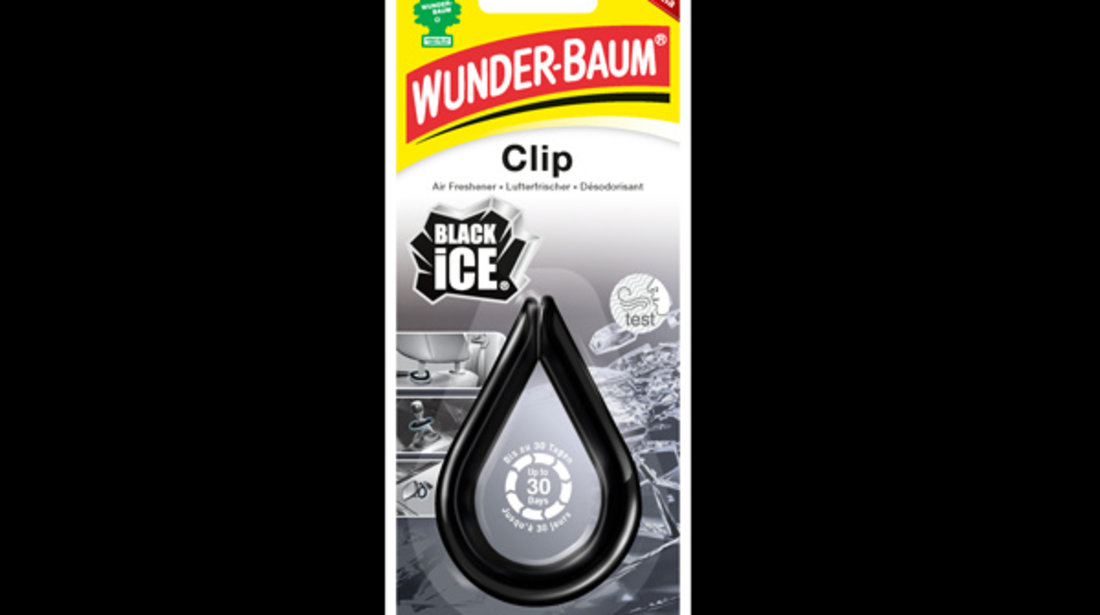 ODORIZANT AUTO CLIP WUNDER-BAUM BLACK ICE 7612720841042 WUNDER-BAUM