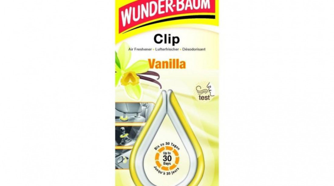 Odorizant auto clip wunder-baum vanilla UNIVERSAL Universal #6 7612720841219