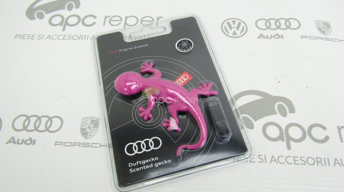 Odorizant Auto - Gecko Audi Original - Black - negru - ,,Aromatic / Woody''
