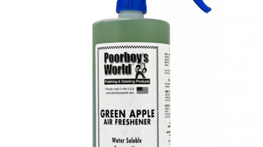 Odorizant Auto Poorboy's Aer Freshener - Green Apple 473ML PB-AFGA-16