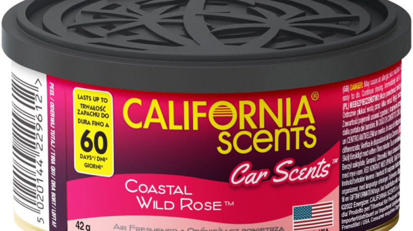 Odorizant California Scents® Car Scents Coastal Wild Rose 42G