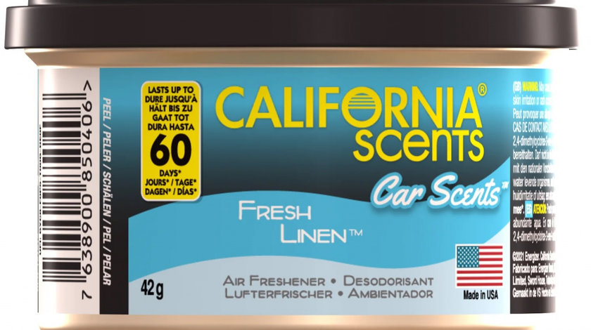 Odorizant California Scents® Car Scents Fresh Linen 42G AMT34-015