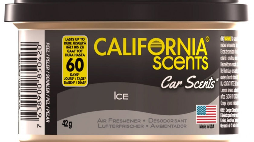 Odorizant California Scents® Car Scents Ice 42G