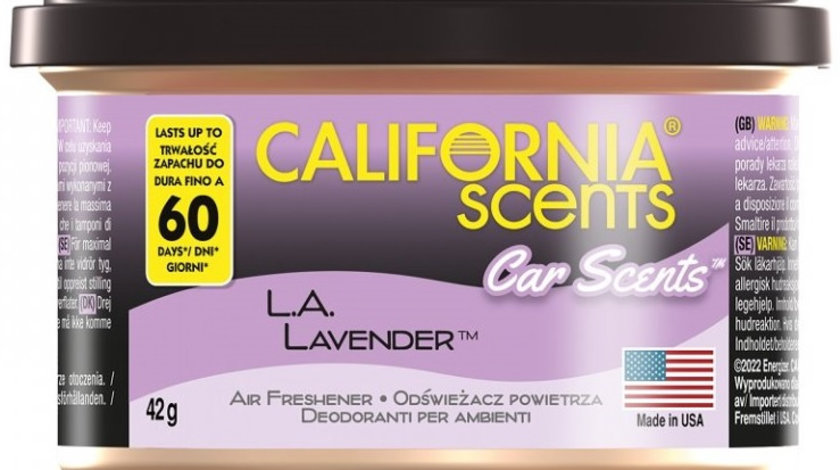 Odorizant California Scents® Car Scents L.A. Lavander 42G