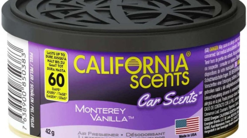 Odorizant California Scents® Car Scents Monterey Vanilla 42G