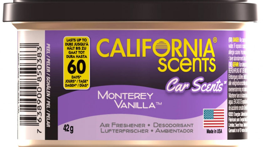 Odorizant California Scents® Car Scents Monterey Vanilla 42G