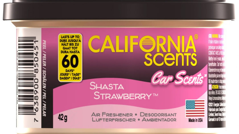 Odorizant California Scents® Car Scents Shasta Strawberry 42G AMT34-012