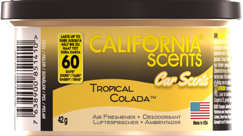 Odorizant California Scents® Car Scents Tropical Colada 42G