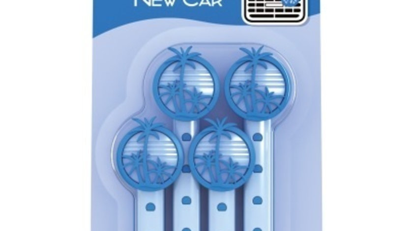 Odorizant California Scents® Vent Stick Aer Freshener Newport New Car 4 Pack AMT34-035