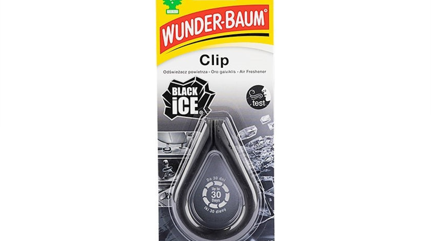 Odorizant Wunder-Baum Clip Black Ice 78944 