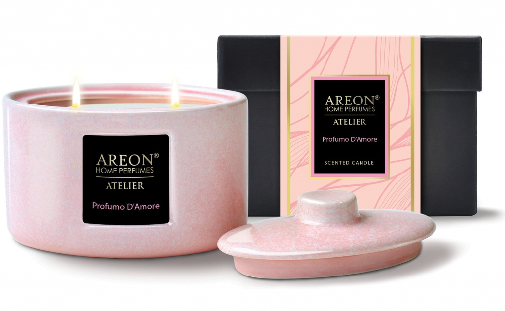 Odorizant Lumanare Areon Home Premium Scented Candle Atelier Profumo D'Amore