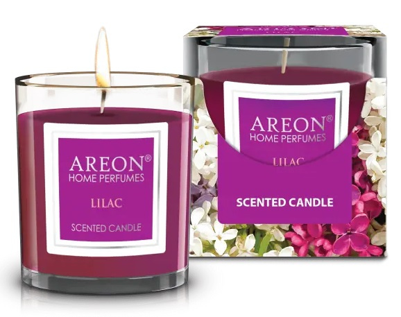 Odorizant Lumanare Areon Home Scented Candle Lilac