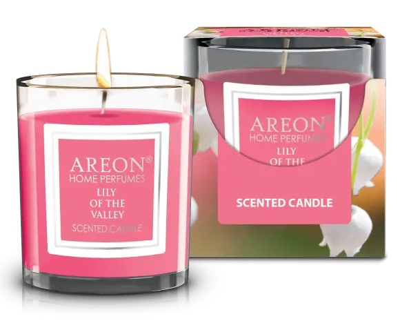 Odorizant Lumanare Areon Home Scented Candle Lily Of The Valley