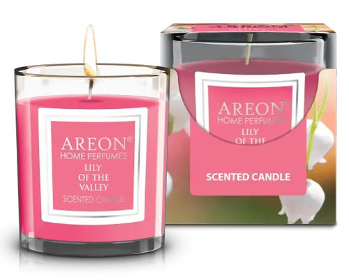 Odorizant Lumanare Areon Home Scented Candle Lily Of The Valley