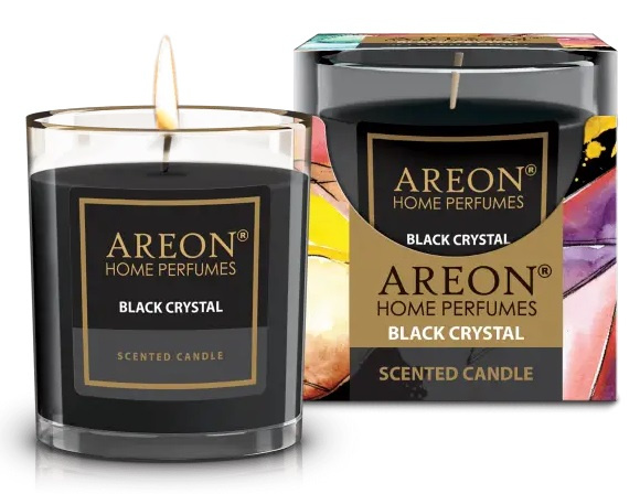 Odorizant Lumanare Areon Home Scented Candle Black Crystal